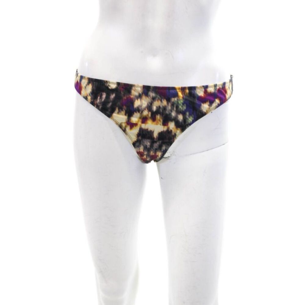 Isabel Marant Womens Saly Bikini Bottoms - Ochre/Black Size 40